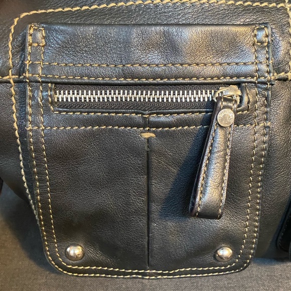 Tignanello Black Satchel Bag - Picture 2 of 14